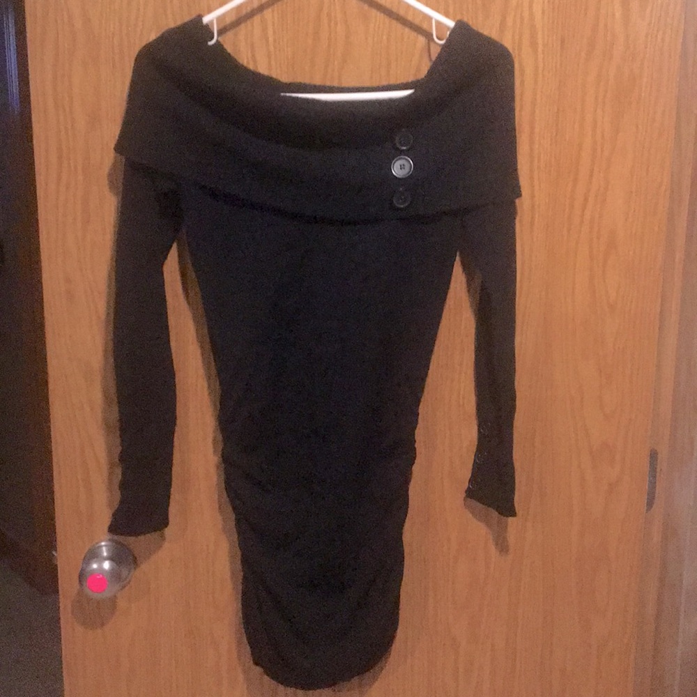 Derek ❤️ Off Shoulder Cowl Neck Sweater Dress